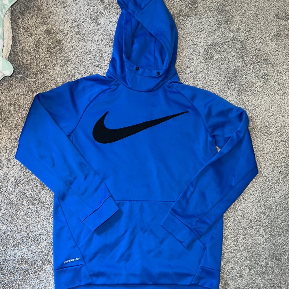 blue mens nike hoodie